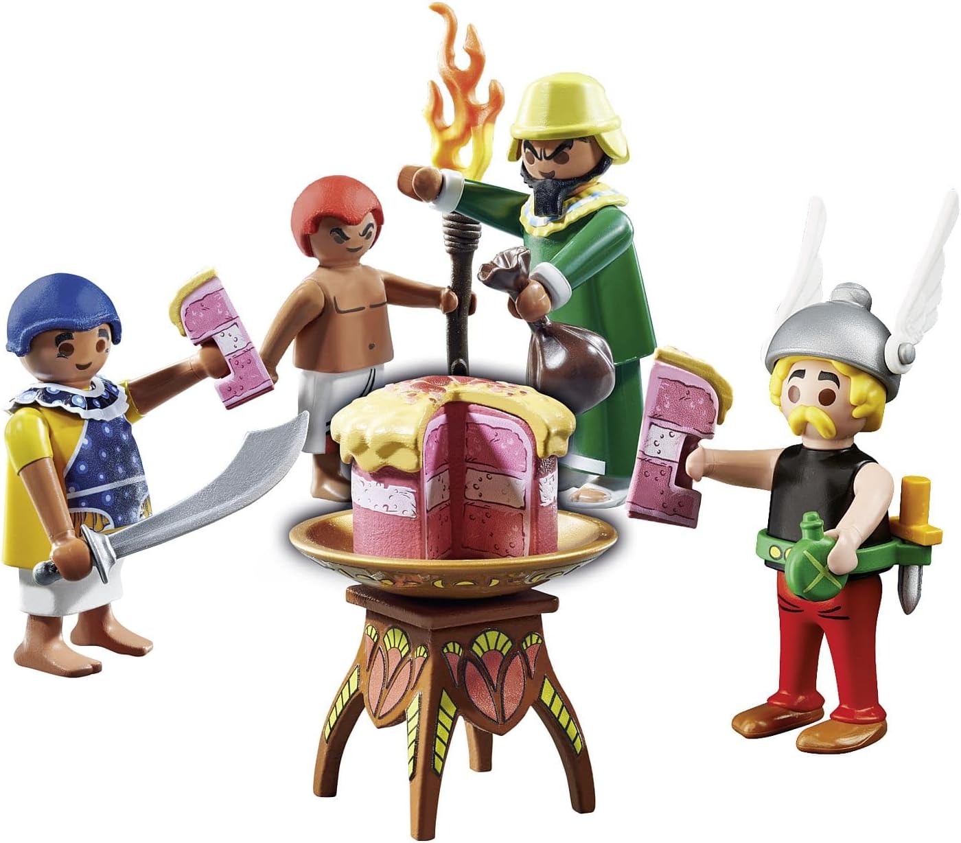 Thumbnail 5 de Playmobil 71269 Asterix: Artifis' Poisoned Cake — Cleopatra’s Taster and Artifis with Krukhut