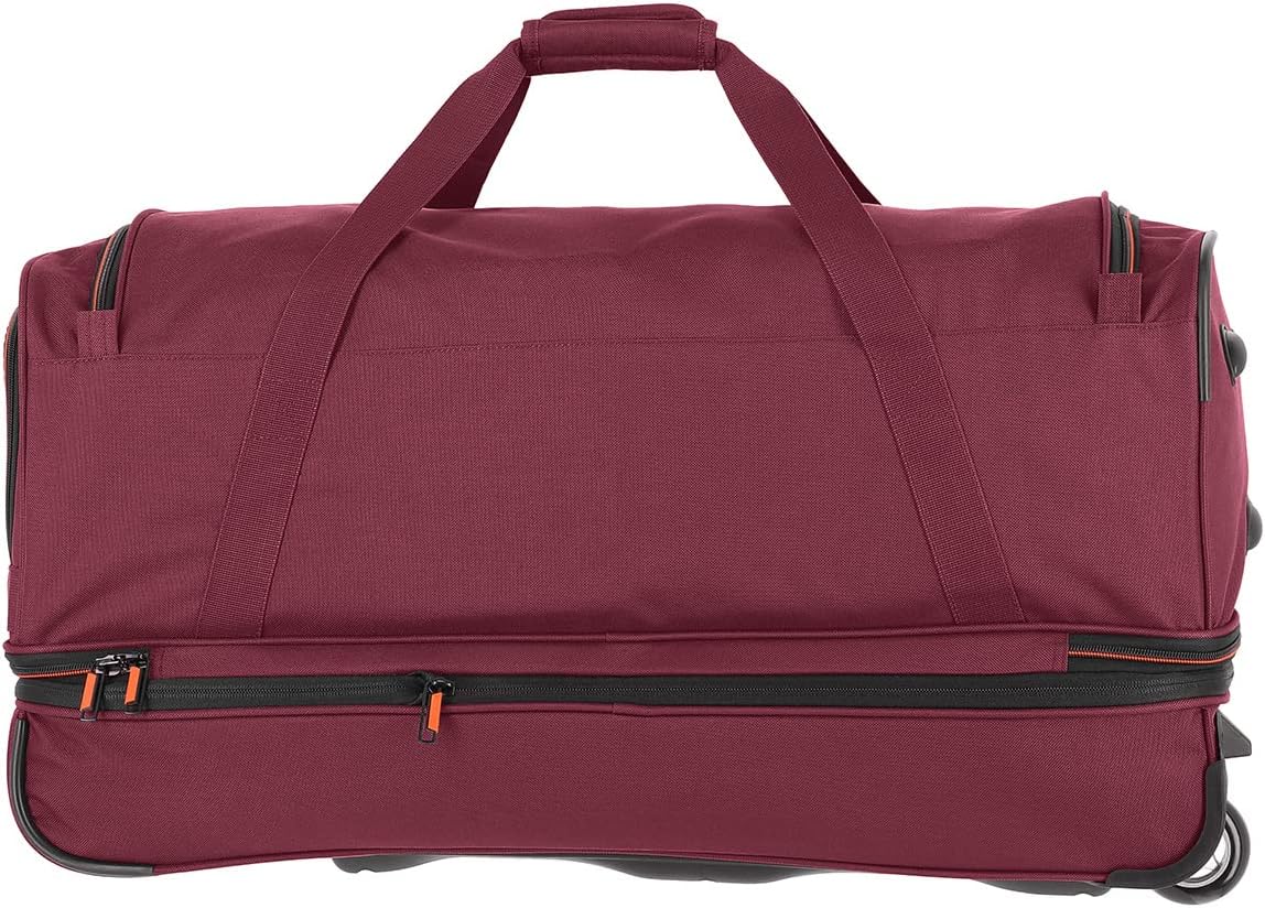 Detalle de Travelite trolley sac de voyage à roulettes grand BASICS : 98–119 L, 70 cm, Bordeaux