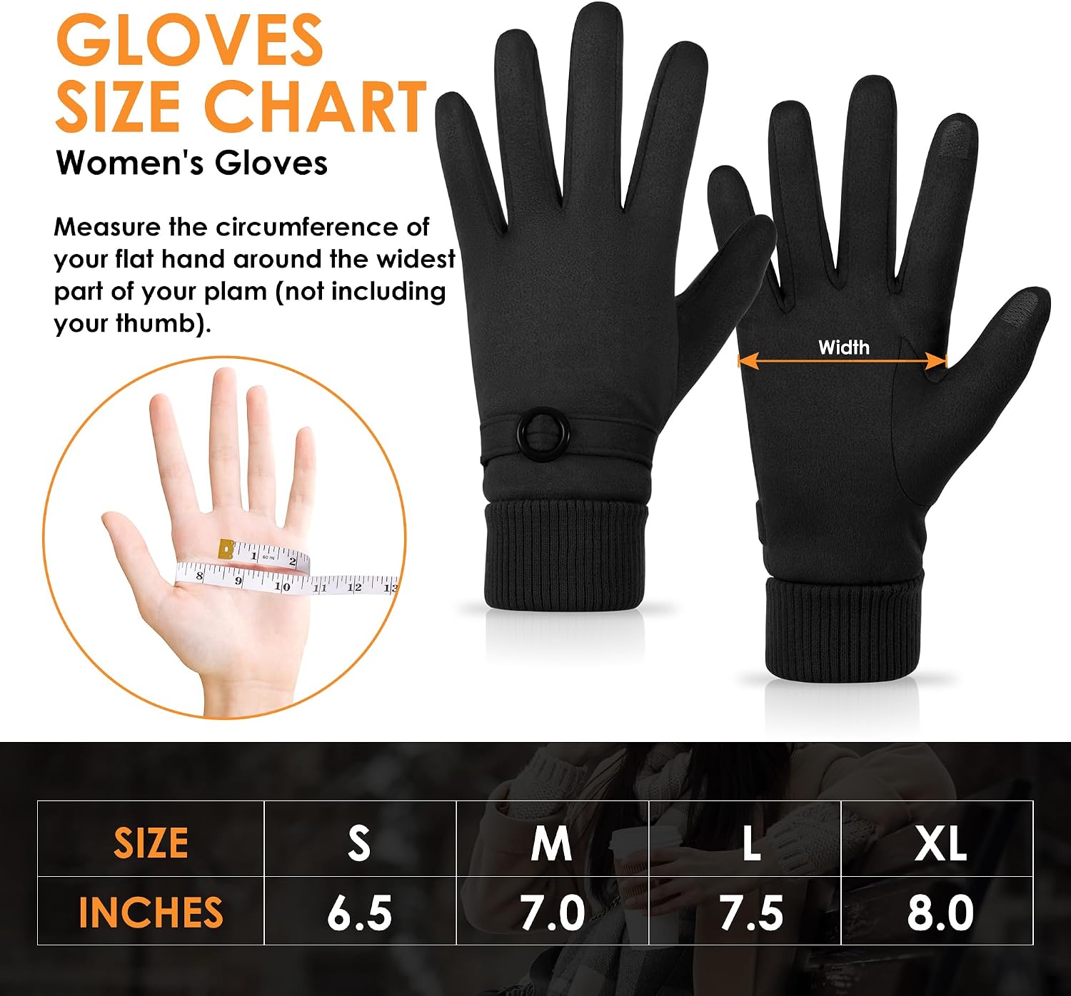 Thumbnail 5 de PPAOEH Cold Weather Touchscreen Gloves
