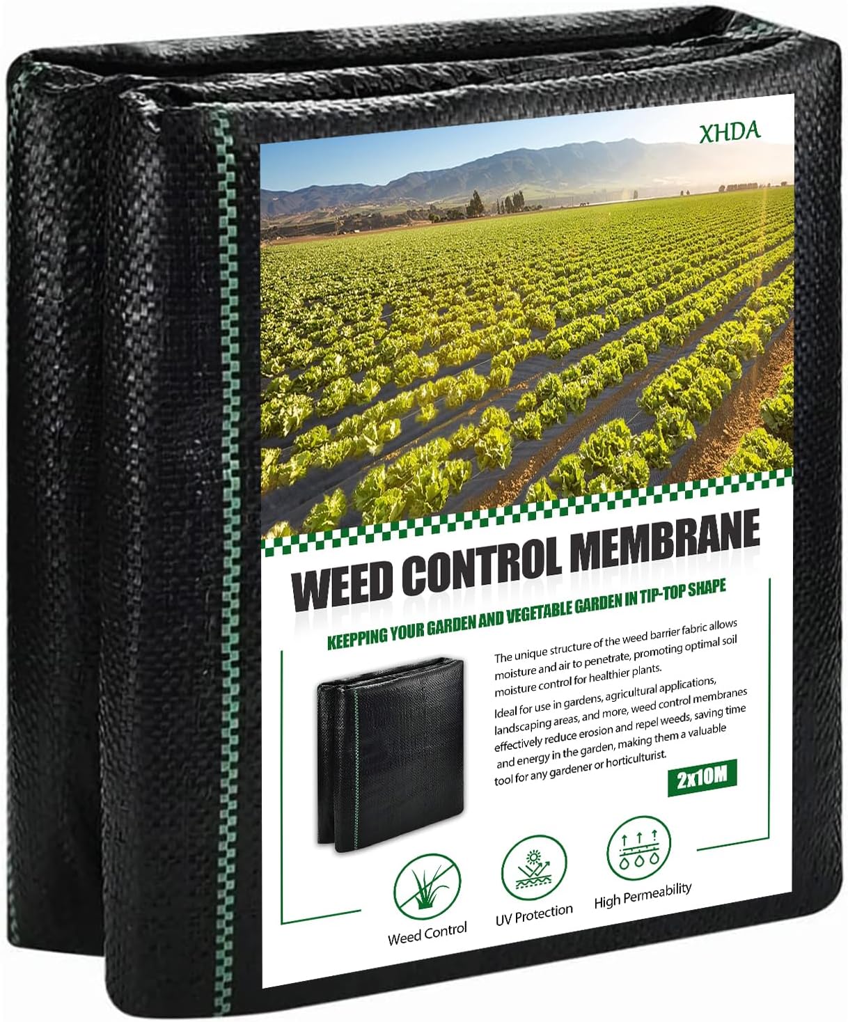 Detalle de XHDA Weed Membrane 2m x 10m