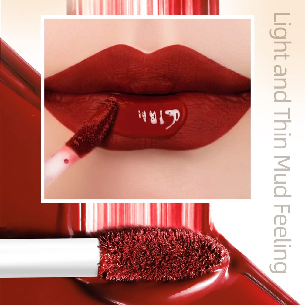 Thumbnail 2 de QiBest 12-Piece Matte Liquid Lipstick Set (24-Hour, Waterproof) — Nude & Dark Red Velvet Finish