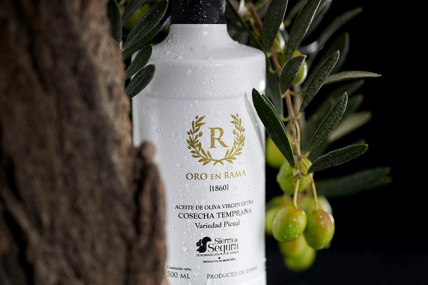 Detalle 2 de Oro en Rama 🌿 Aceite Picual DOP Sierra de Segura