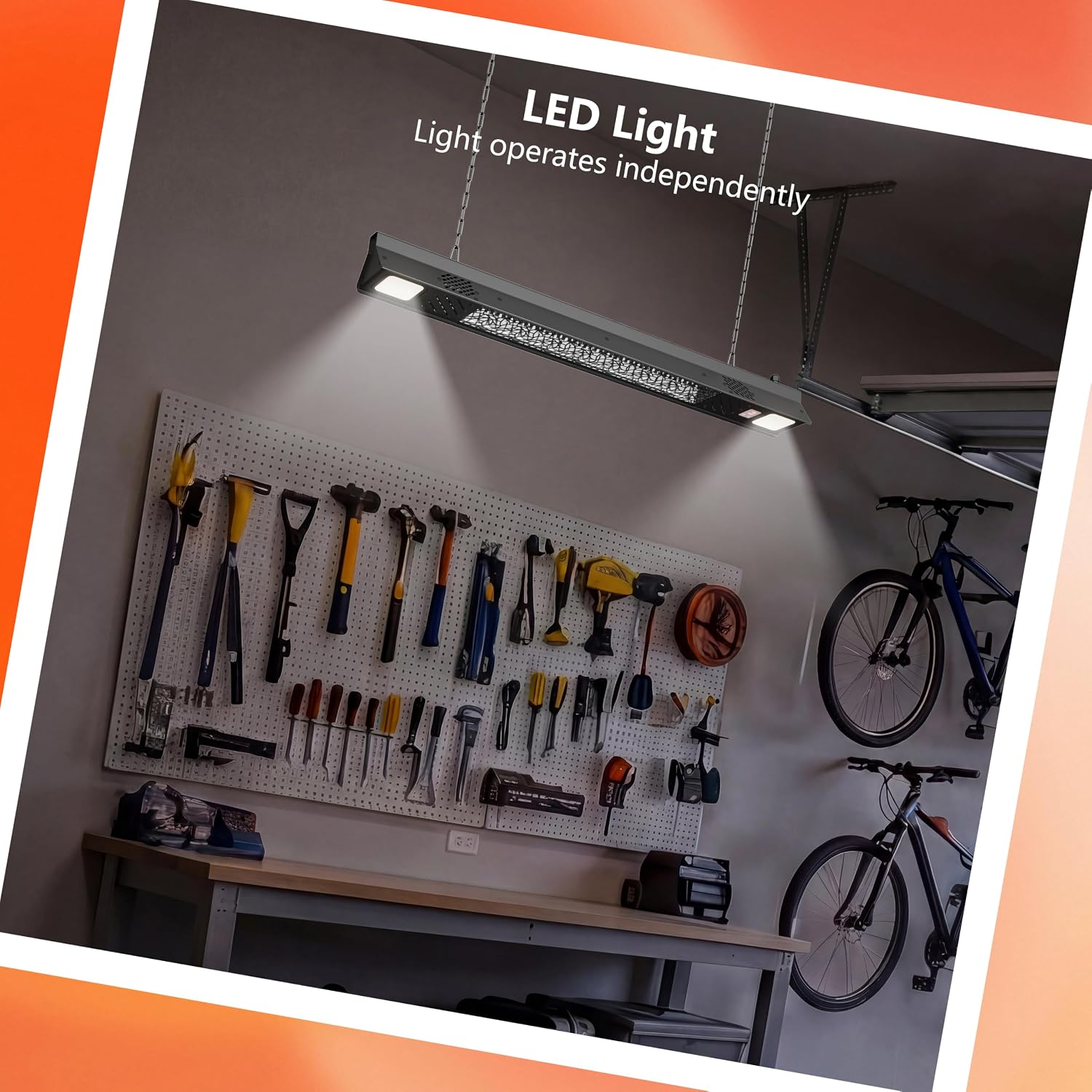 Thumbnail 6 de Sundate P06-GLW15B Hanging Infrared Patio Heater, 1500W with Wi-Fi and Light