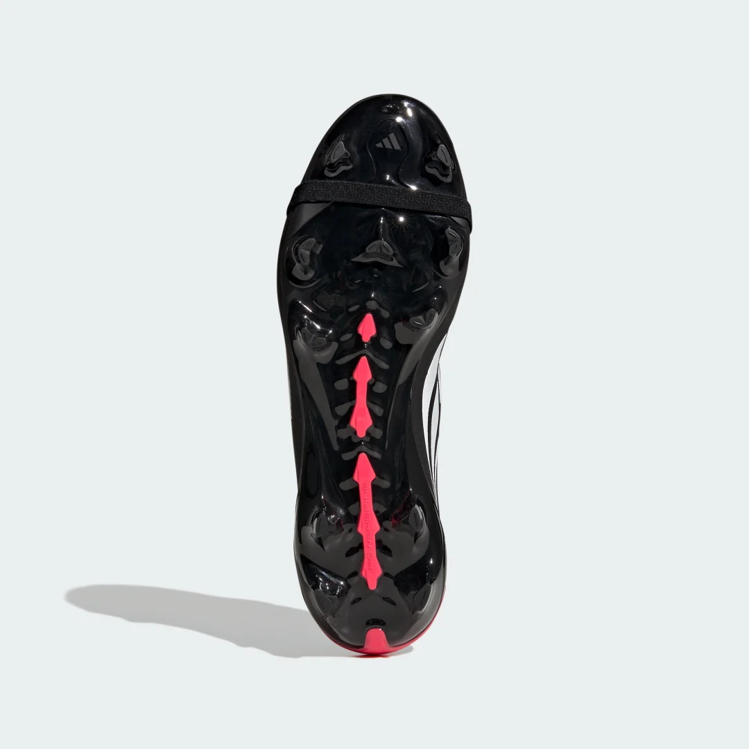 Detalle 2 de Adidas Predator League: bota de césped natural seco con lengüeta plegable (negro)