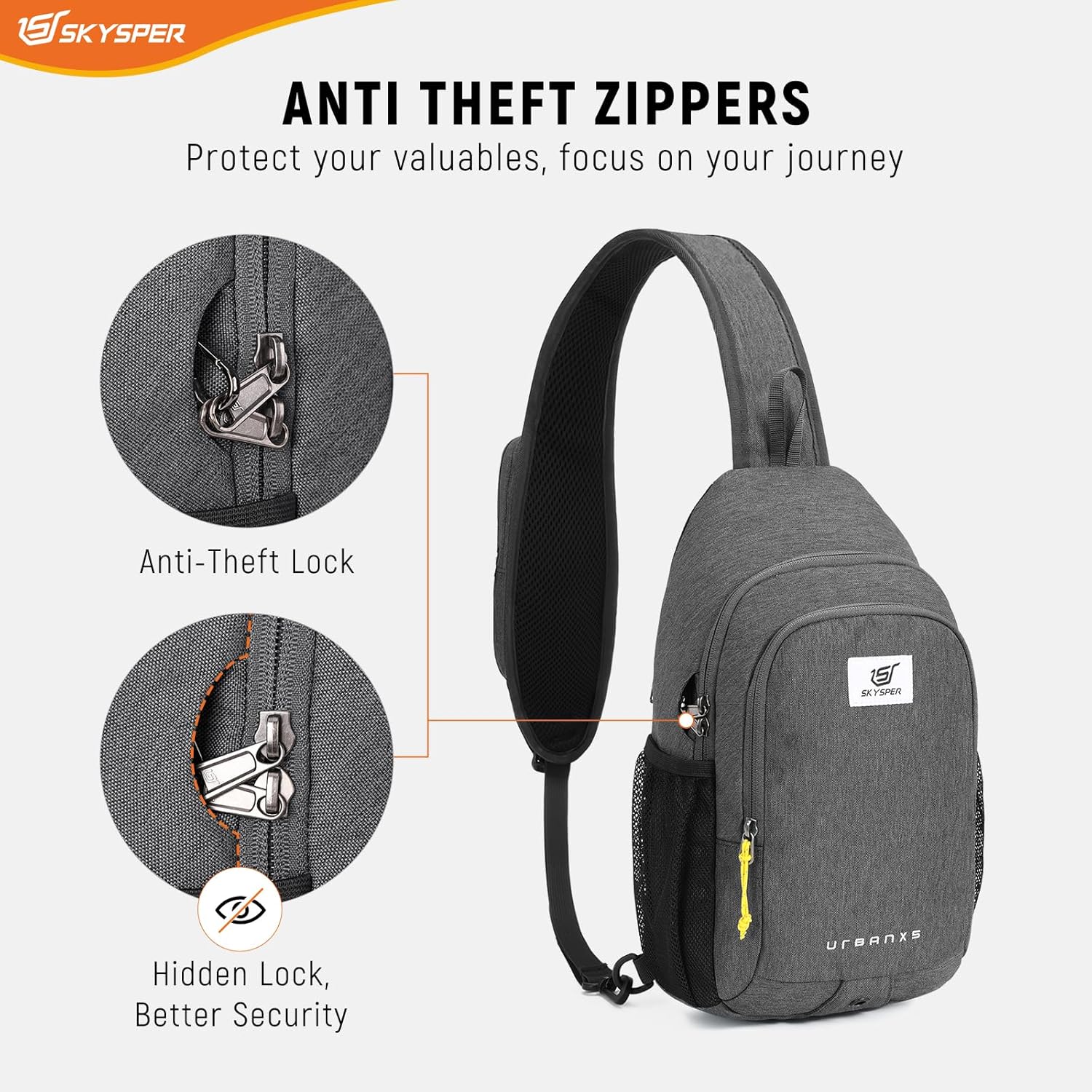 Detalle 2 de SKYSPER Sling Bag anti theft 200 g