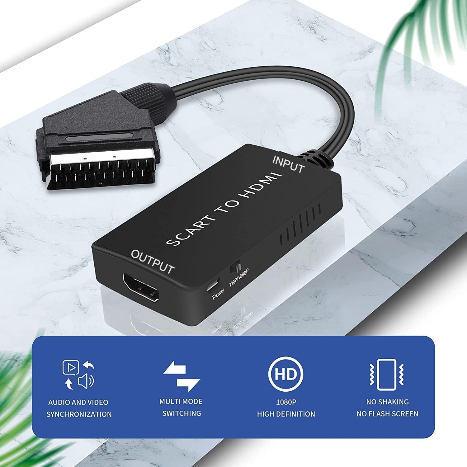 Thumbnail 5 de AIFHDAUF Scart auf HDMI Konverter 1080p