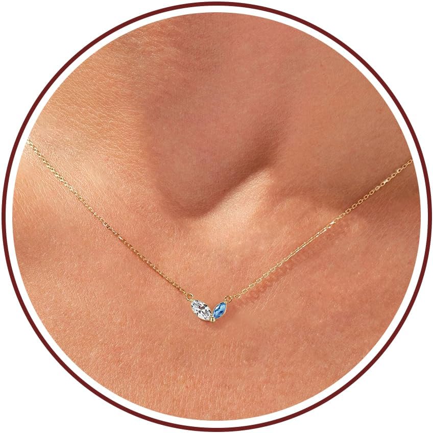 Detalle de Birthstone Necklace with Two Stones