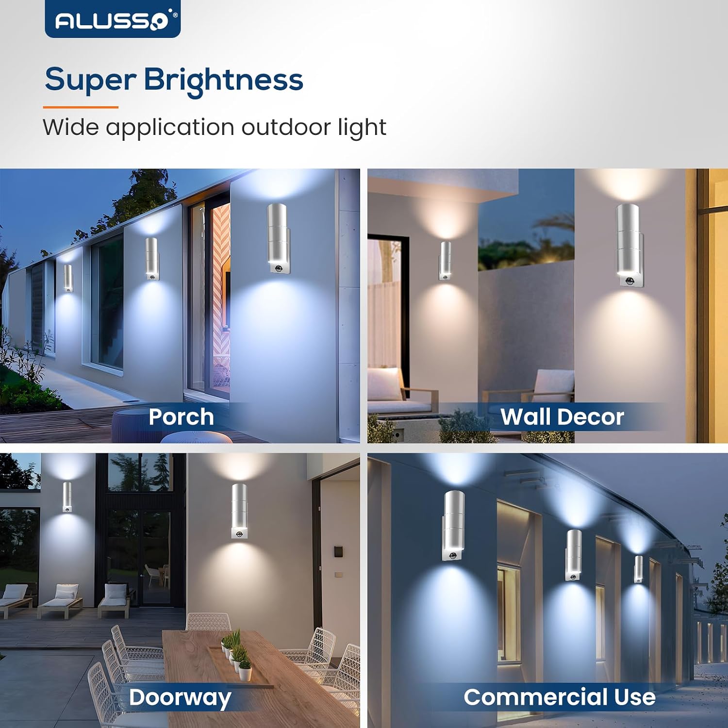 Thumbnail 6 de ALUSSO outdoor wall light motion sensor