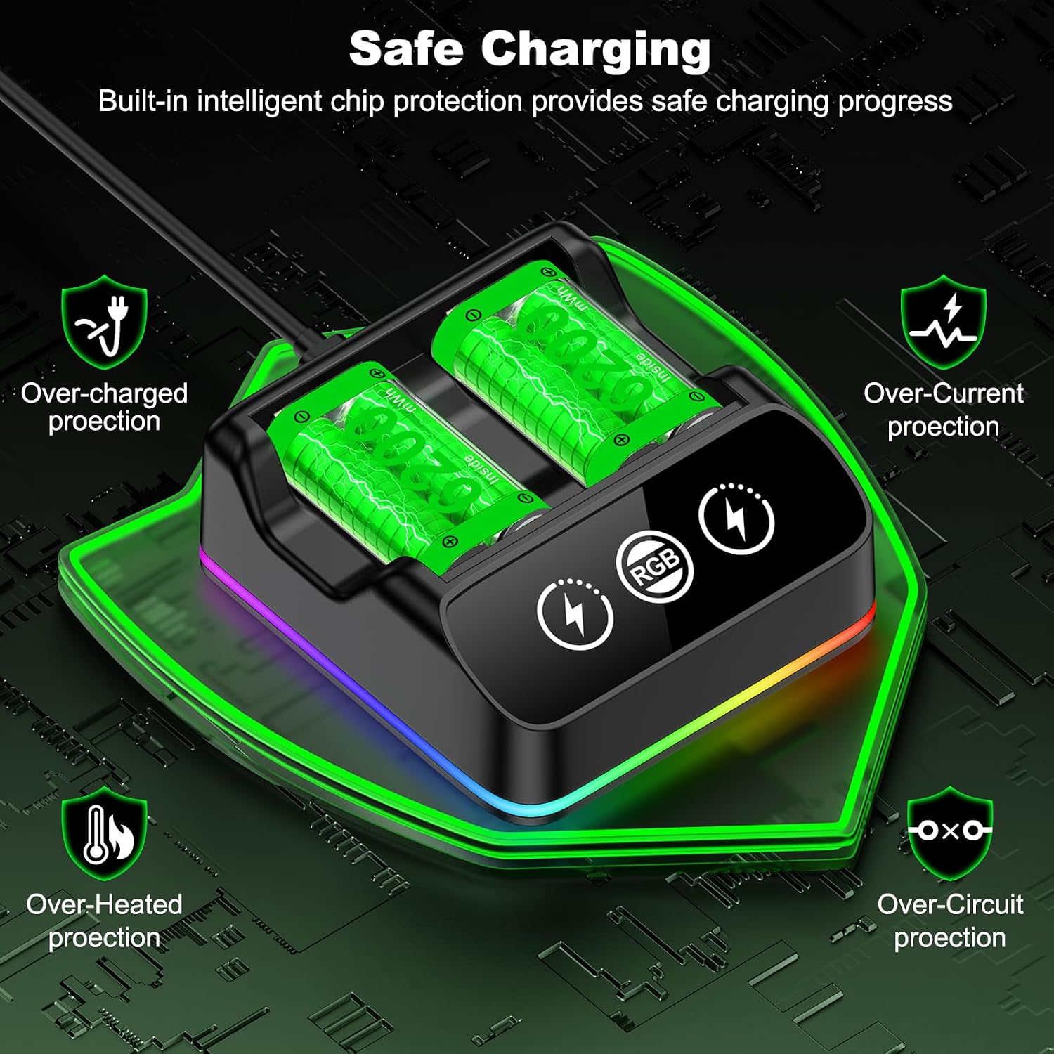 Detalle de Xbox controller battery pack 2x6200mWh