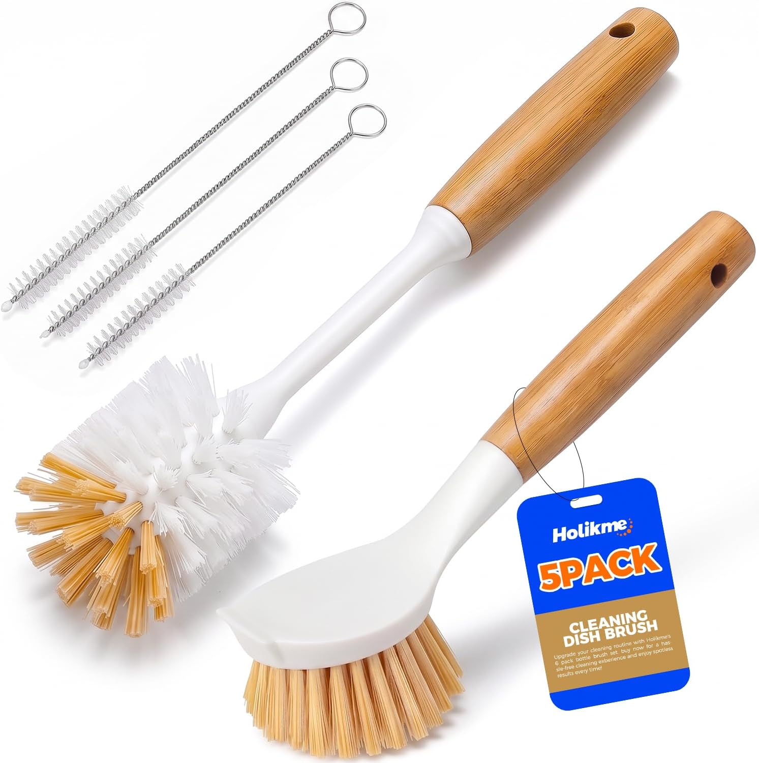 Detalle de Holikme Dish Brush Set 5-Pack
