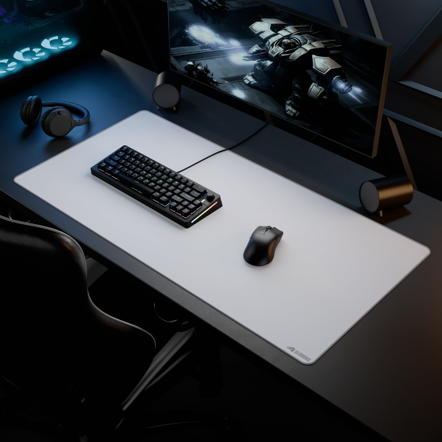 Detalle de GLORIOUS GMP 2 XXL Gaming Mouse Pad – Spill-Proof, 915x460x3mm, White