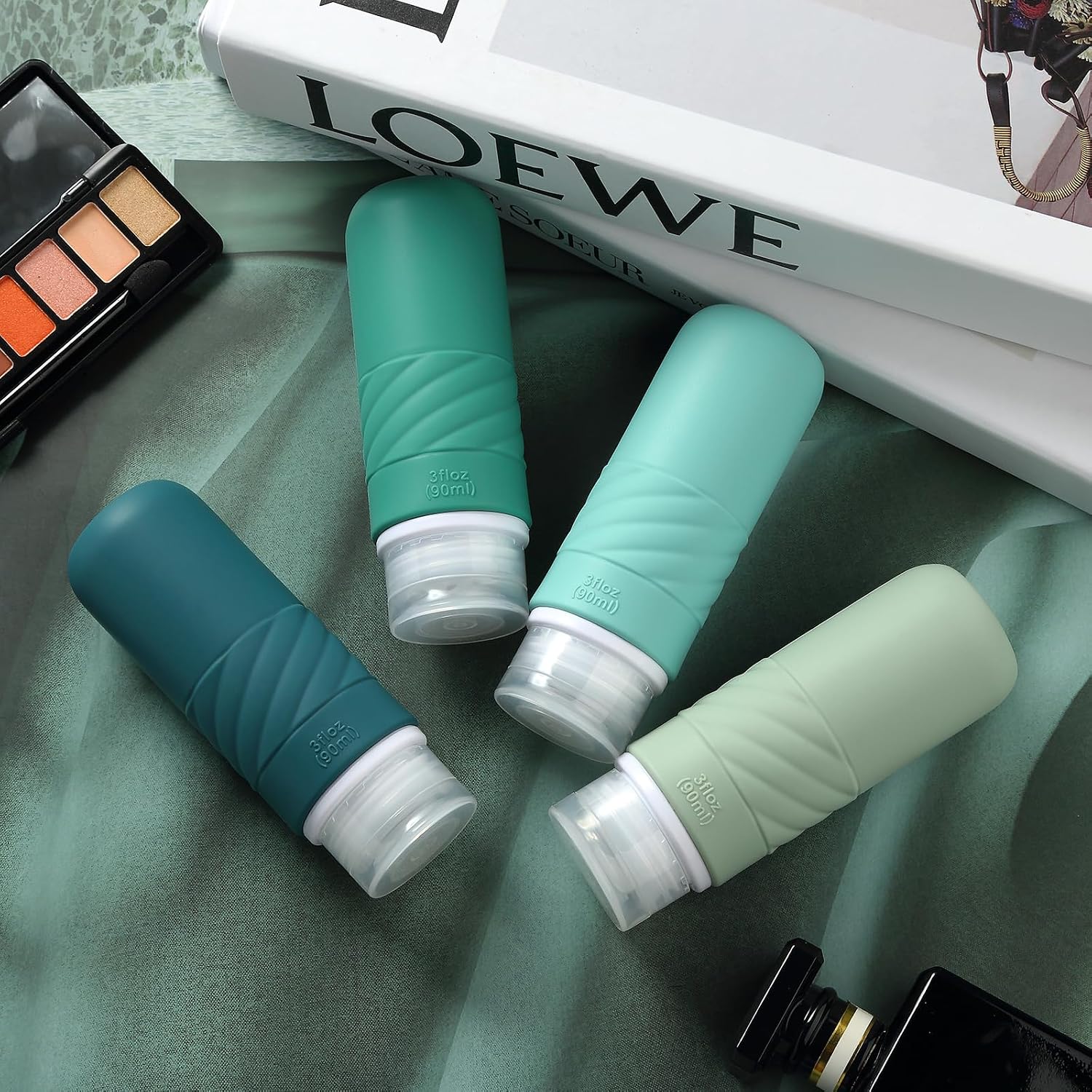 Detalle de Gemice travel bottles 90ml leak proof