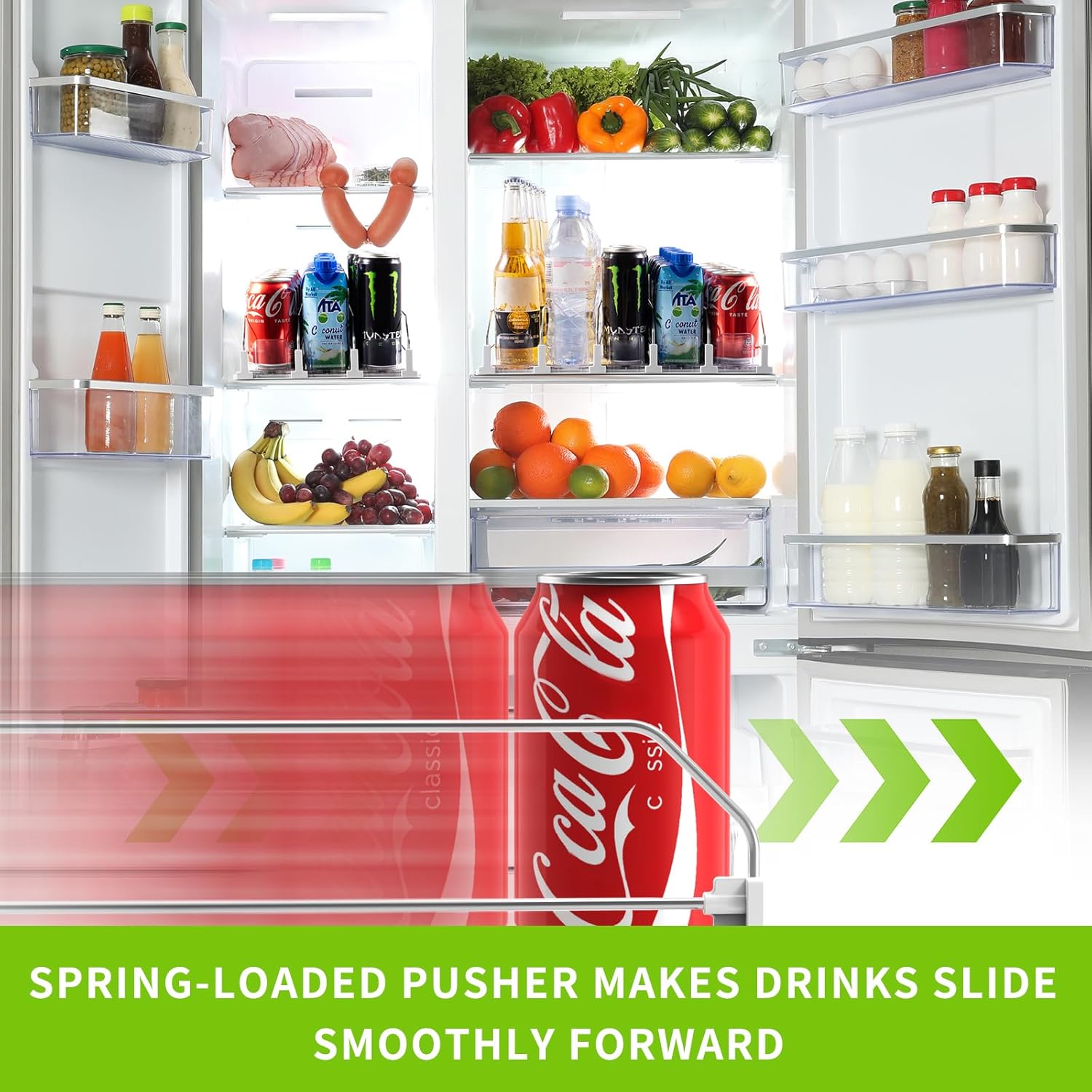 Thumbnail 1 de Fridge Drink Organizer with 25 Cans