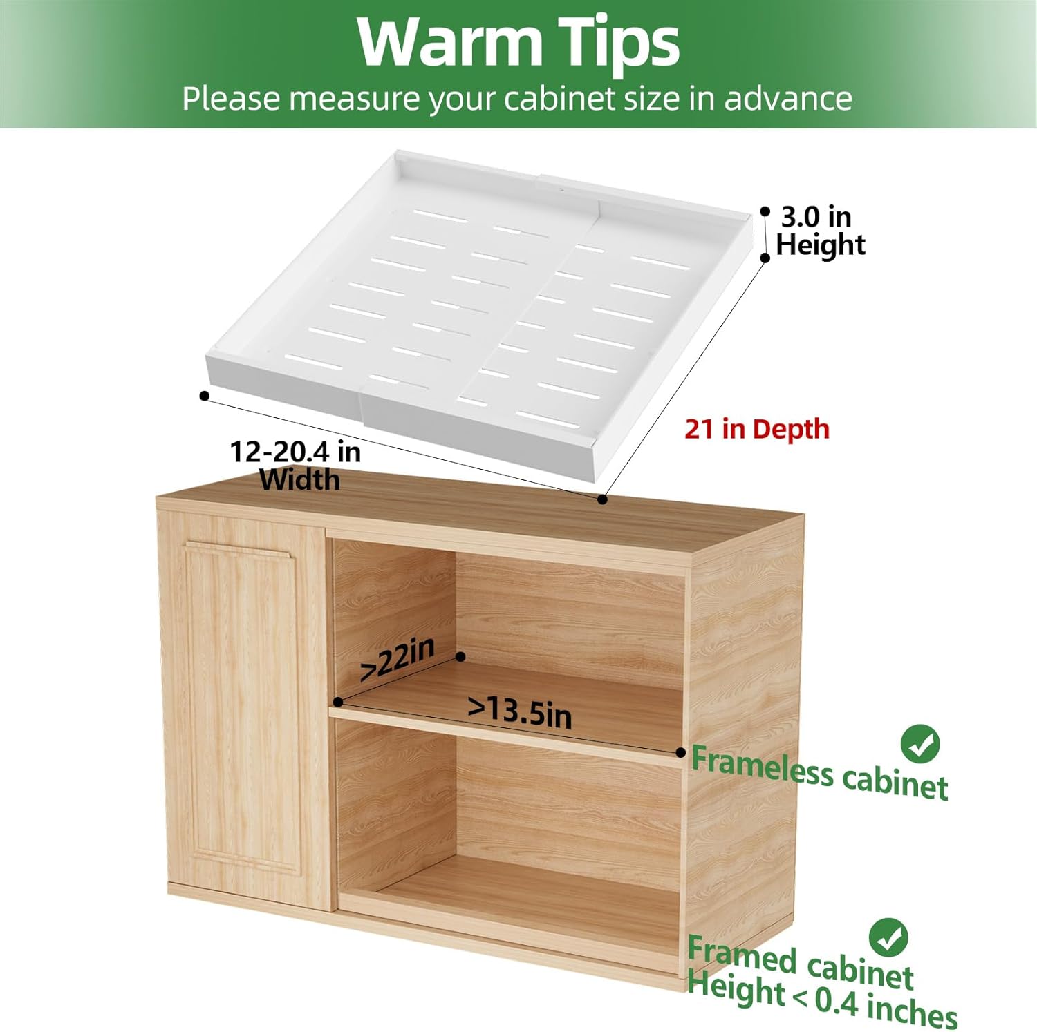 Thumbnail 1 de PAKETA 4-Pack Pull Out Cabinet Organizer 21"