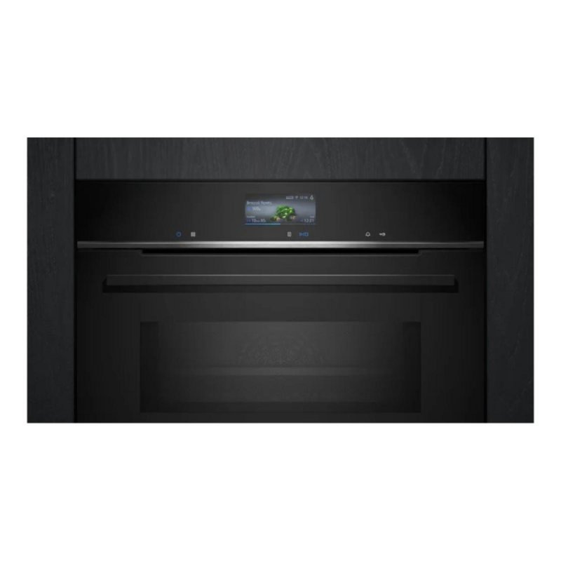 Detalle 2 de Siemens HM736GAB1 horno eléctrico empotrable 67 L negro multifunción con microondas y Home Connect