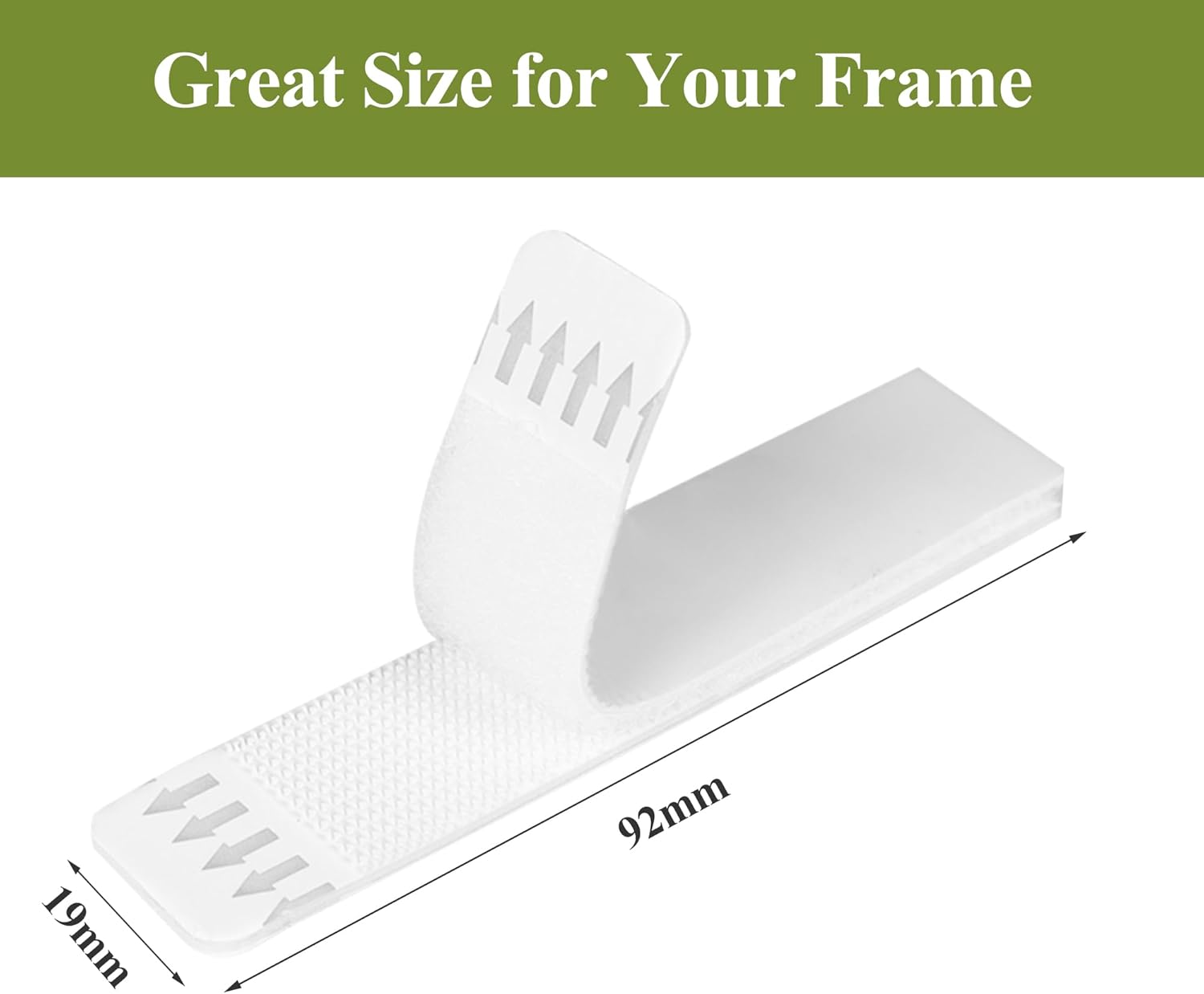 Detalle 2 de Picture Hanging Strips 36 Pairs, 19×92mm 🖼