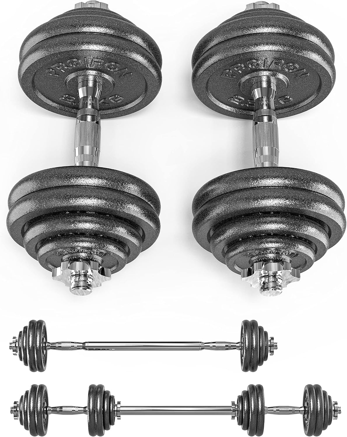 Thumbnail 6 de PROIRON 20kg/30kg Adjustable Dumbbells Set for Home Fitness