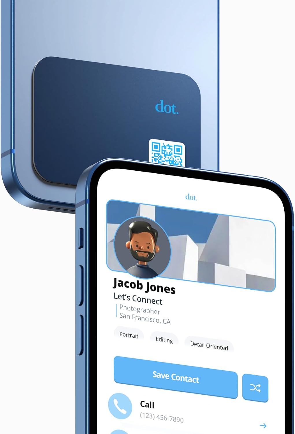 Thumbnail 6 de dot. Thin Digital Business Card