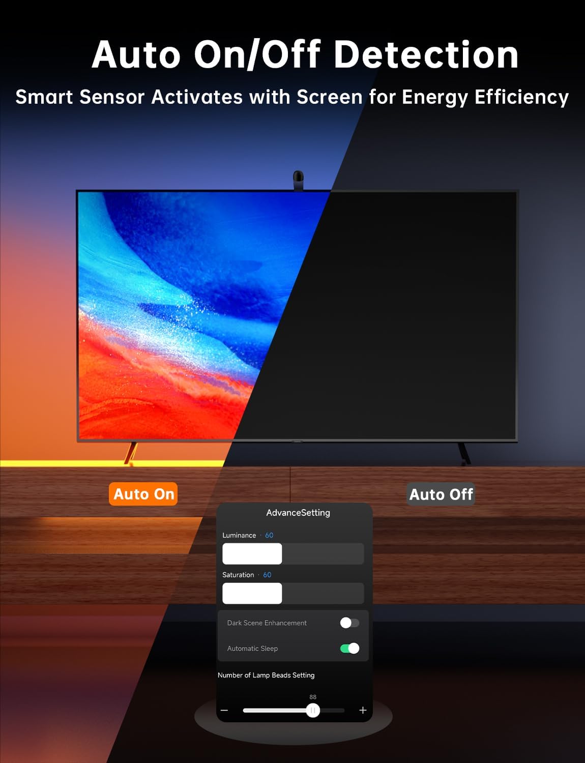 Thumbnail 6 de FFJ TV LED Backlight, 14.7ft RGB