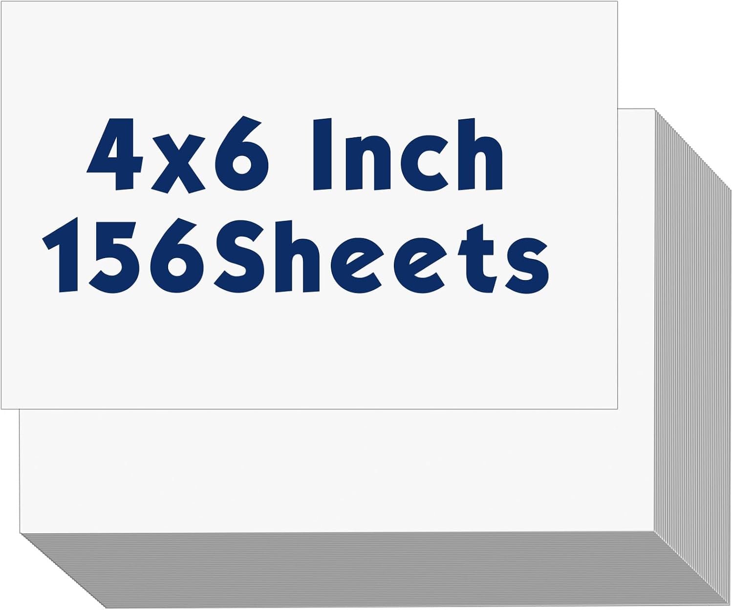 Detalle de Vishoitty 4x6 White Cardstock, 200 GSM Printable Paper, 156 Sheets