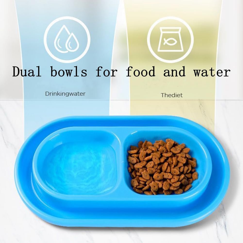 Thumbnail 5 de GRPET 2-in-1 Futternapf für Katzen & kleine Hunde – Ameisensicher, hellblau, Größe S