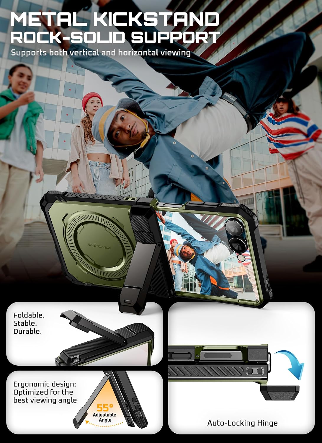 Thumbnail 5 de SUPCASE Galaxy Z Flip7 rugged case with stand