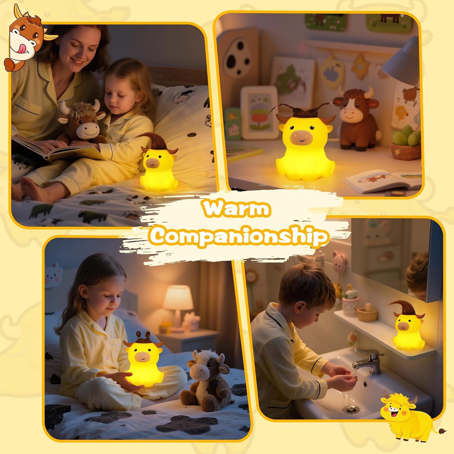 Thumbnail 4 de OkiyiD Highland Cow Night Light