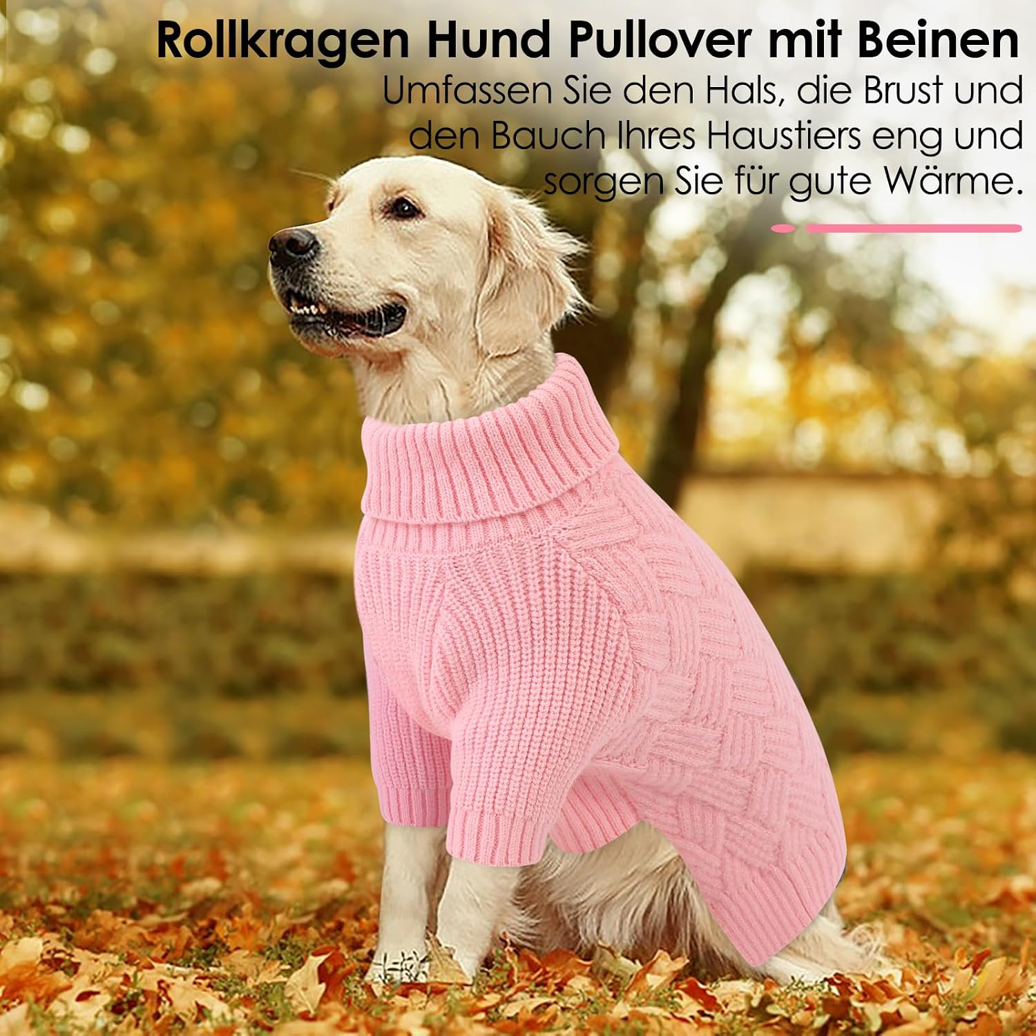 Thumbnail 2 de AOFITEE Hundepullover Rollkragen mit Beinen