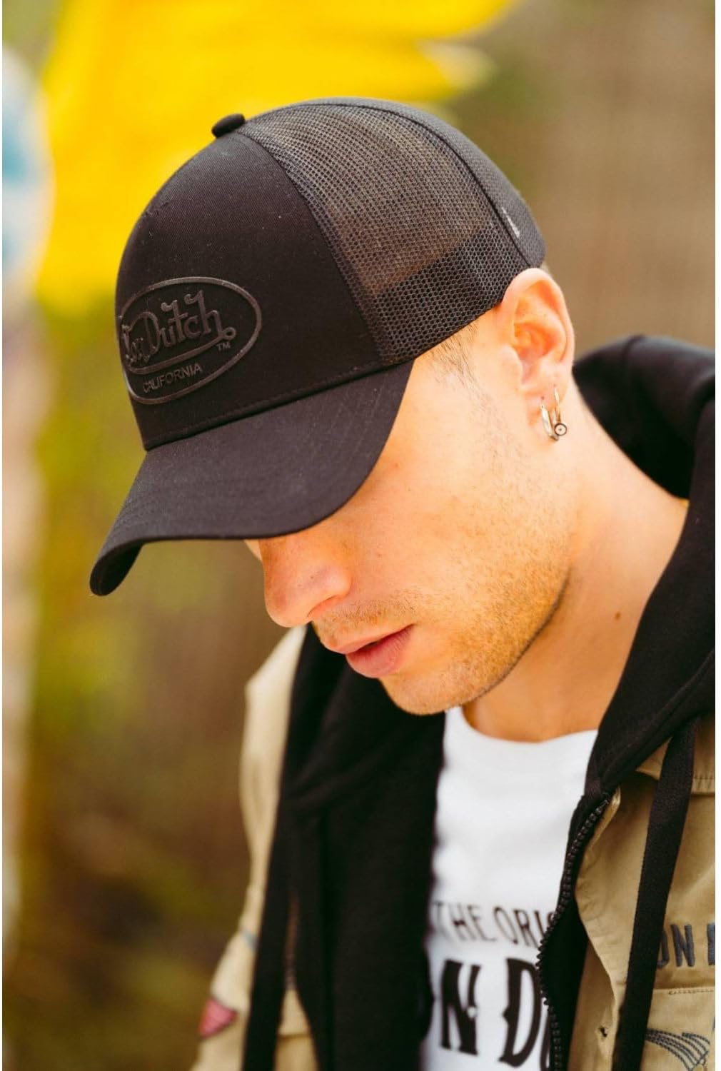 Thumbnail 5 de Von Dutch Cap Herren und Damen, Trucker LOFB Schwarz – CAS1 LOFB04