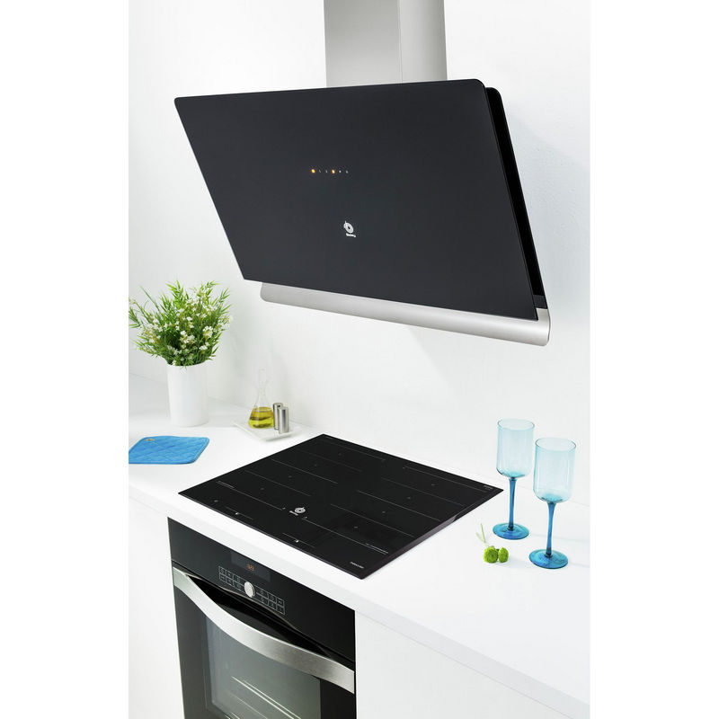 Thumbnail 1 de Balay 3BC598GN campana decorativa inclinada de 90 cm, A+ negra
