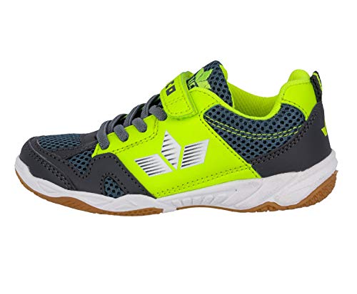 Detalle 2 de Lico Sport VS Unisex Hallenturnschuh – Anthrazit/Lemon, Größe 34 EU
