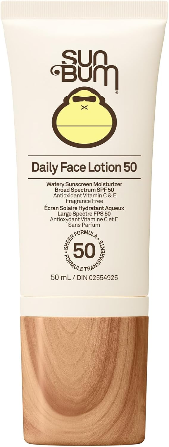 Detalle de Sun Bum Original SPF 50 Face Sunscreen Lotion, 50 mL Travel Size with Vitamin E
