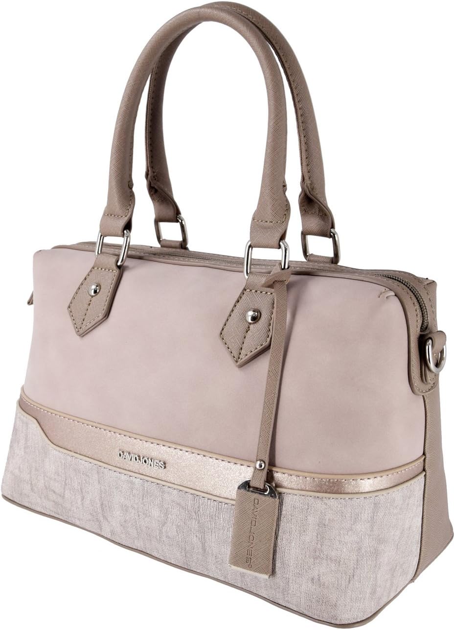 Thumbnail 1 de David Jones sac à main « Polochon Bowling » multicolore rose nude