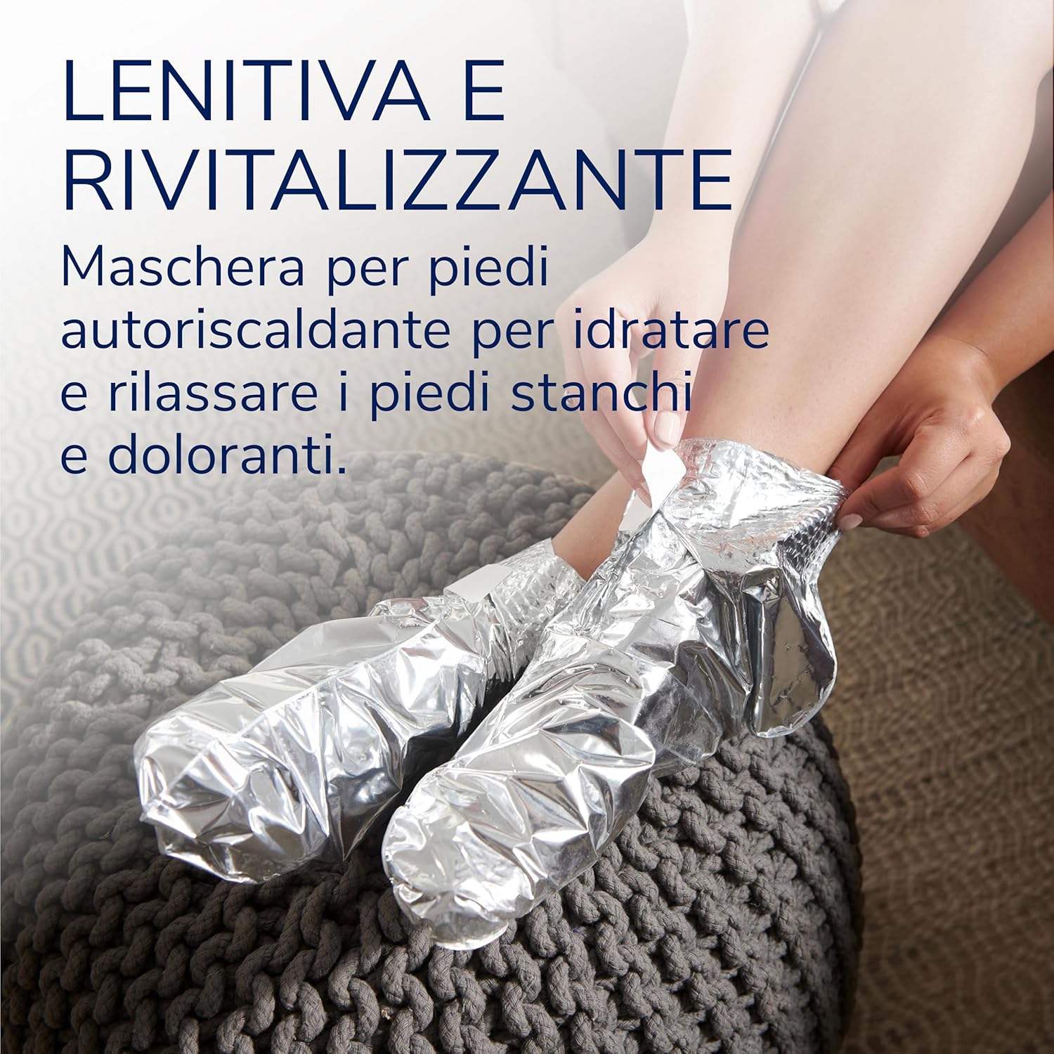 Detalle 2 de Dr. Scholl's Maschera Piedi Lenitiva e Rivitalizzante – sollievo rapido per piedi stanchi
