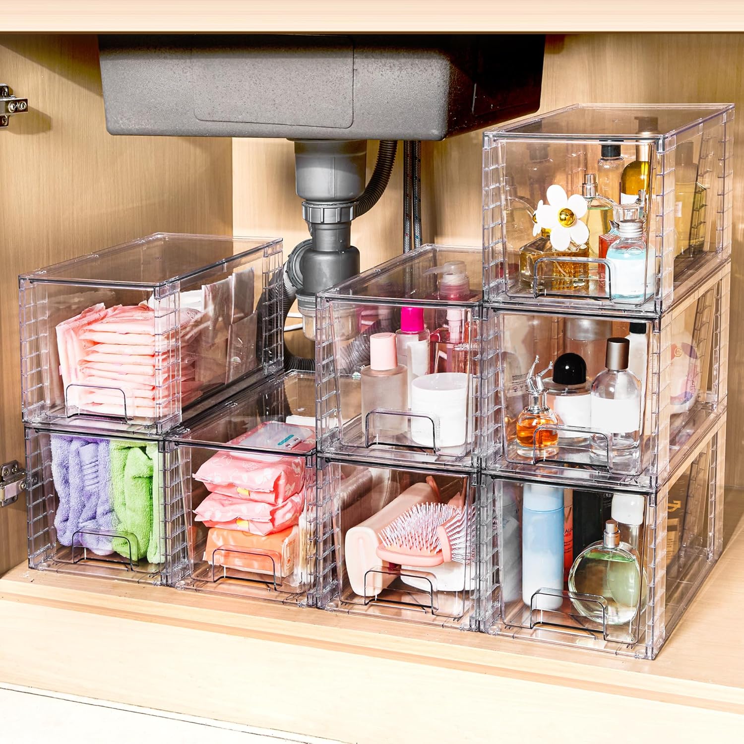 Thumbnail 1 de Vtopmart Acryl-Organizer 4er Set 30,5 cm