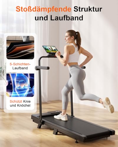 Thumbnail 6 de Superun Walking Pad mit Steigung, KI-Trainer und App, 1–12 km/h