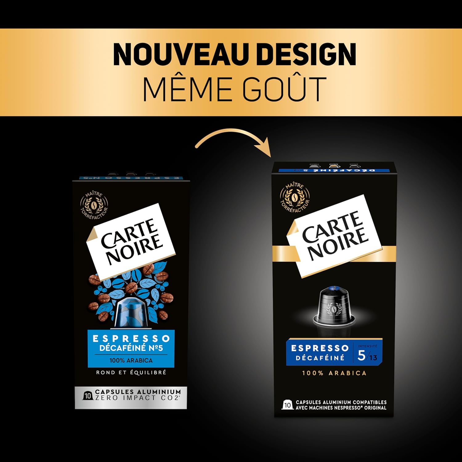 Thumbnail 4 de CARTE NOIRE Capsules Décaféiné N°5 10