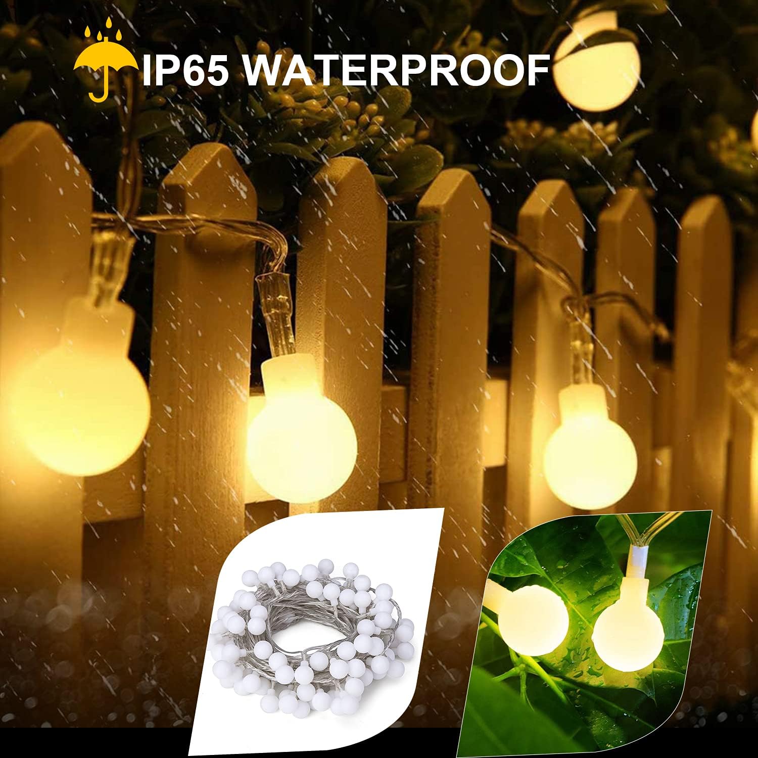 Thumbnail 4 de Liyade lichtsnoer voor buiten, 100 warmwitte leds, 10,5 m, IP65