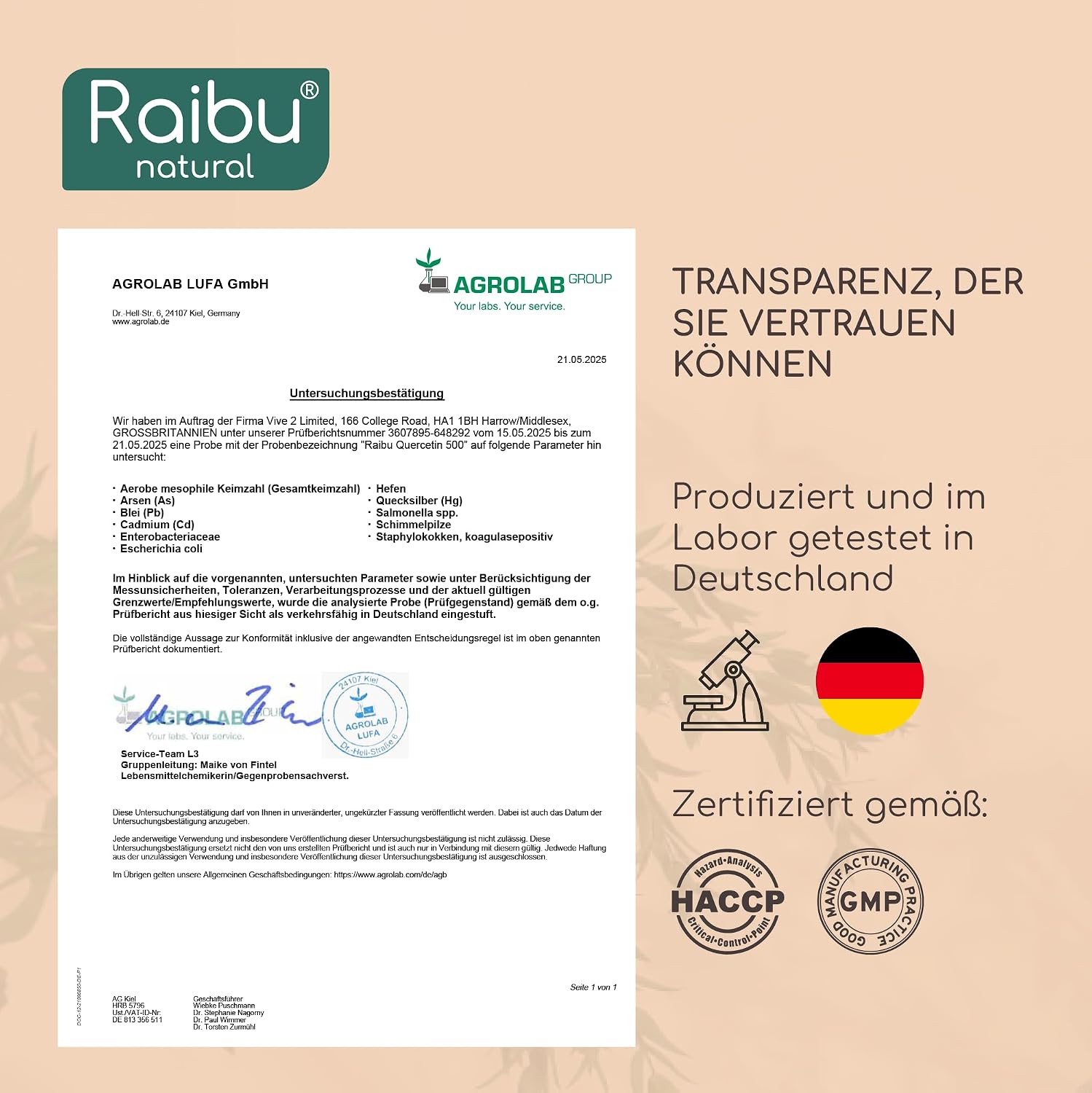 Thumbnail 4 de Quercetin Hochdosiert von Raibu – 180 Kapseln, 500 mg pro Kapsel, vegan, ohne Zusatzstoffe
