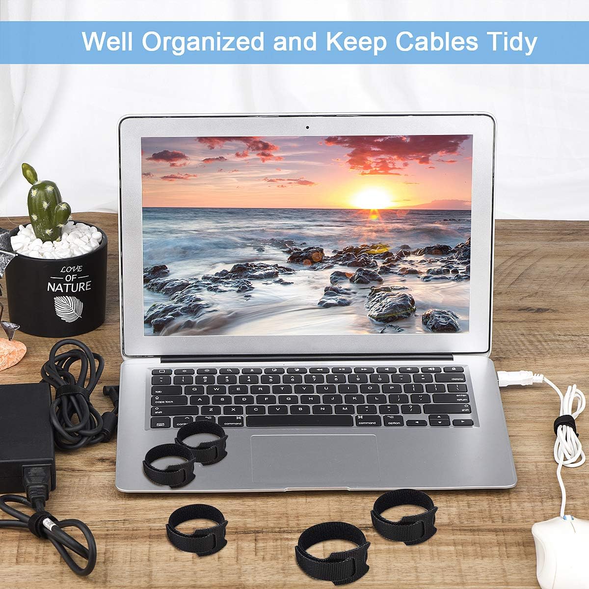 Detalle 2 de Nettbe 60 PCS 6-Inch Cable Ties ⚙