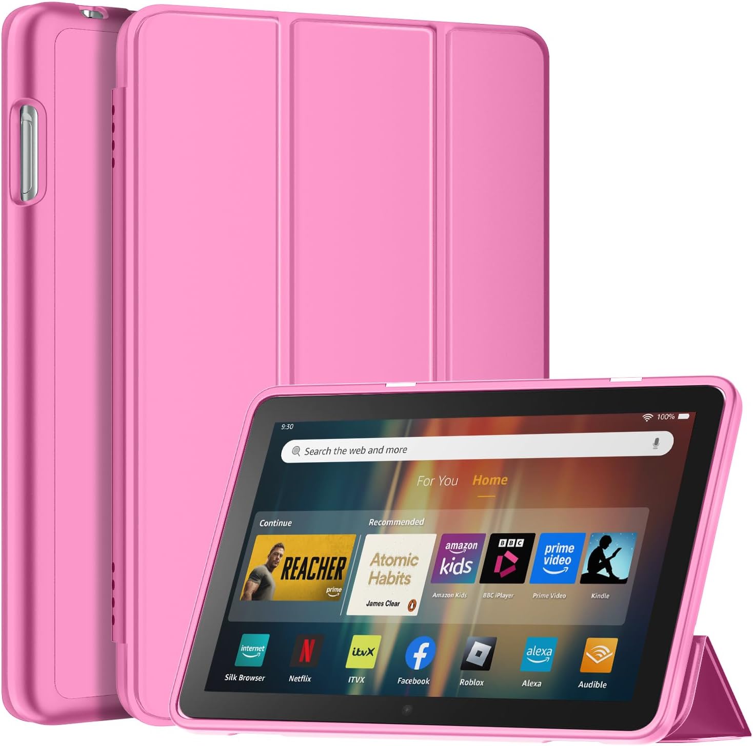 Thumbnail 4 de Sonlaryin Slim Smart Trifold Stand with Soft TPU Back Case (Light Purple) — Auto Wake/Sleep