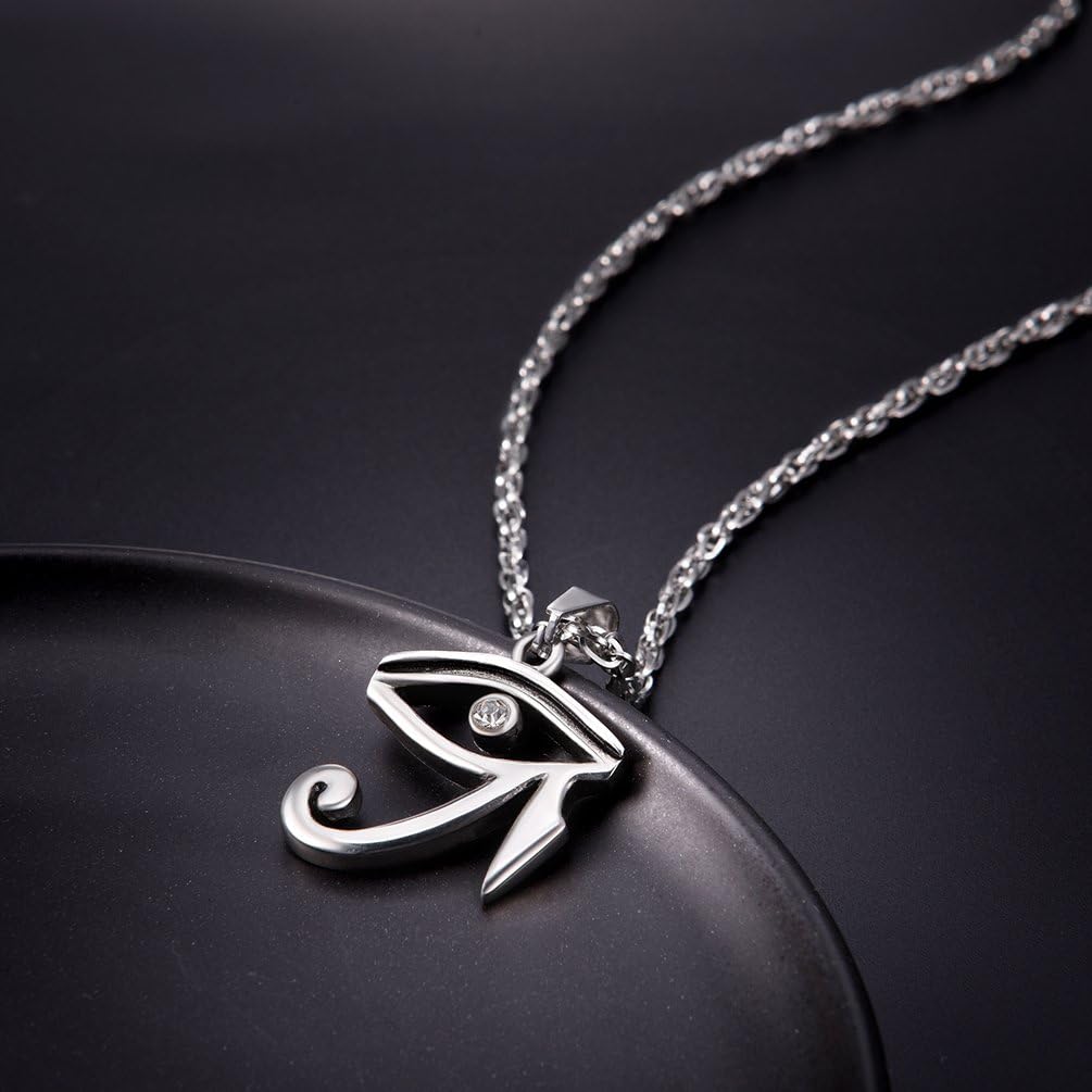Thumbnail 2 de PROSTEEL collana da uomo con ciondolo Croce Ankh Occhio di Horus in acciaio 316L, colore argento/oro nero