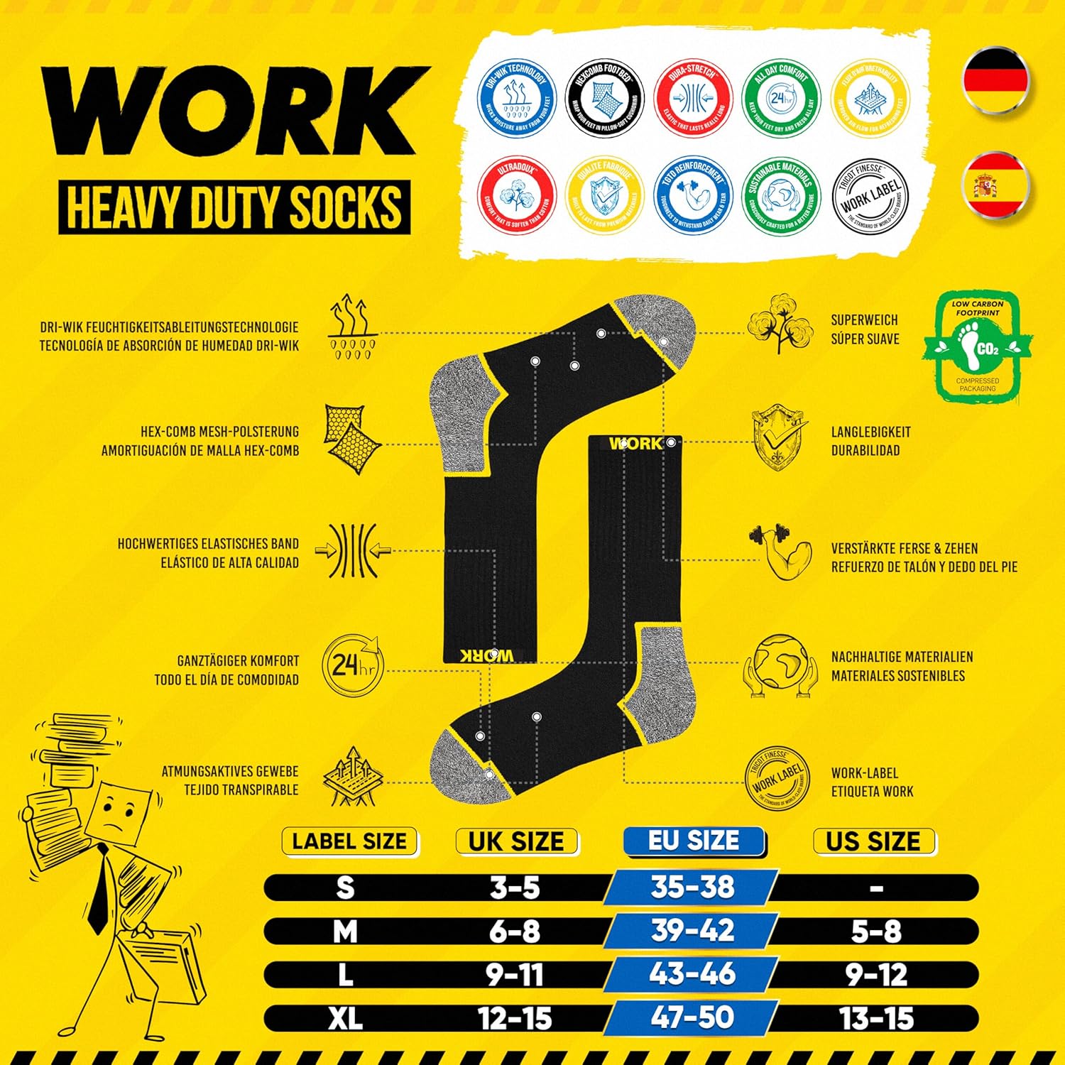 Thumbnail 4 de SOXCO WORK Socks 10 pares 43-46