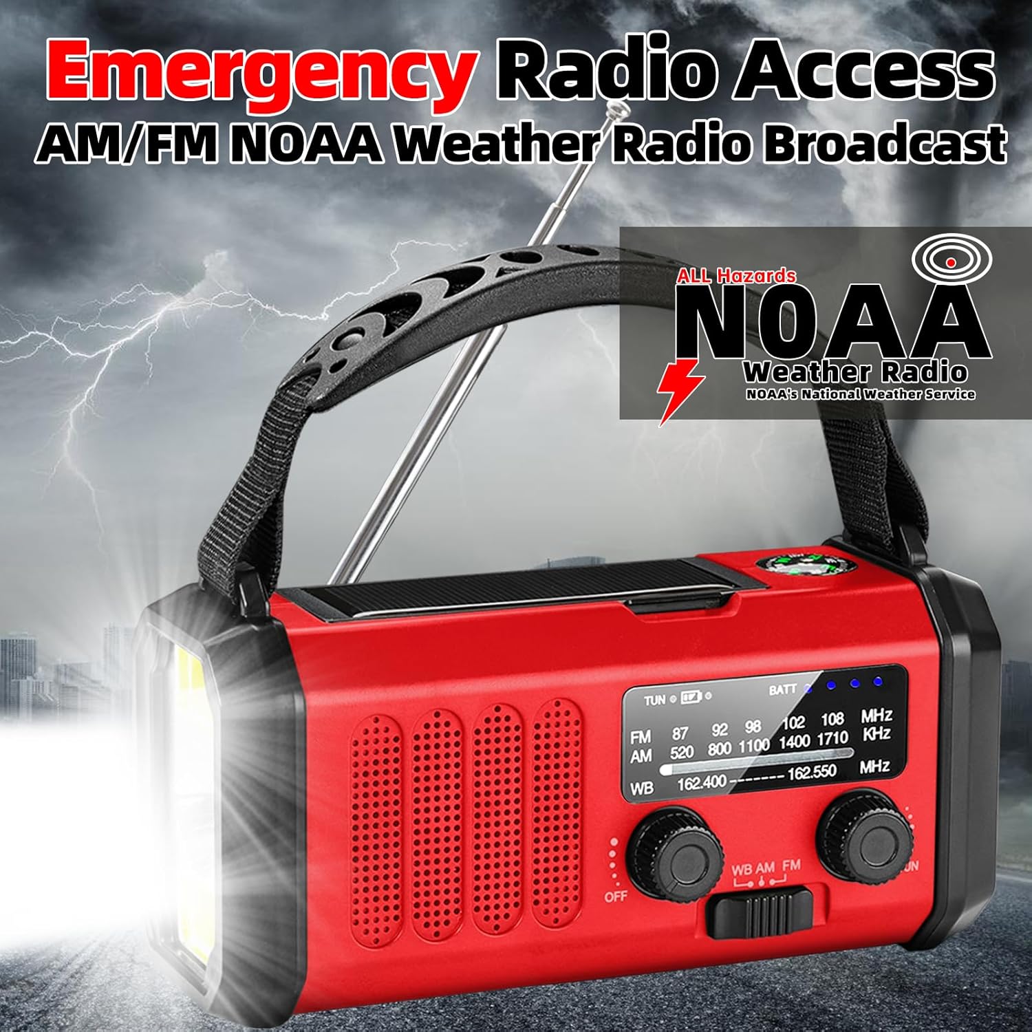 Detalle de QAUYYW Emergency Weather Radio NOAA AM/FM