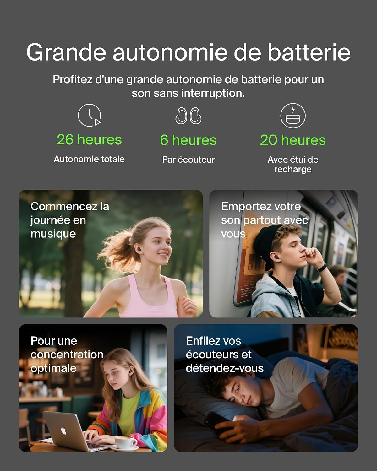 Thumbnail 3 de Belkin SoundForm Anywhere écouteurs 26 h