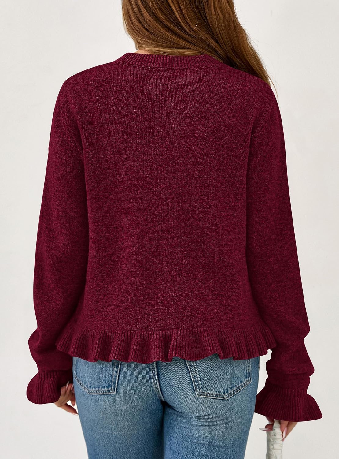 Detalle 2 de PRETTYGARDEN Cropped Cardigan Sweater