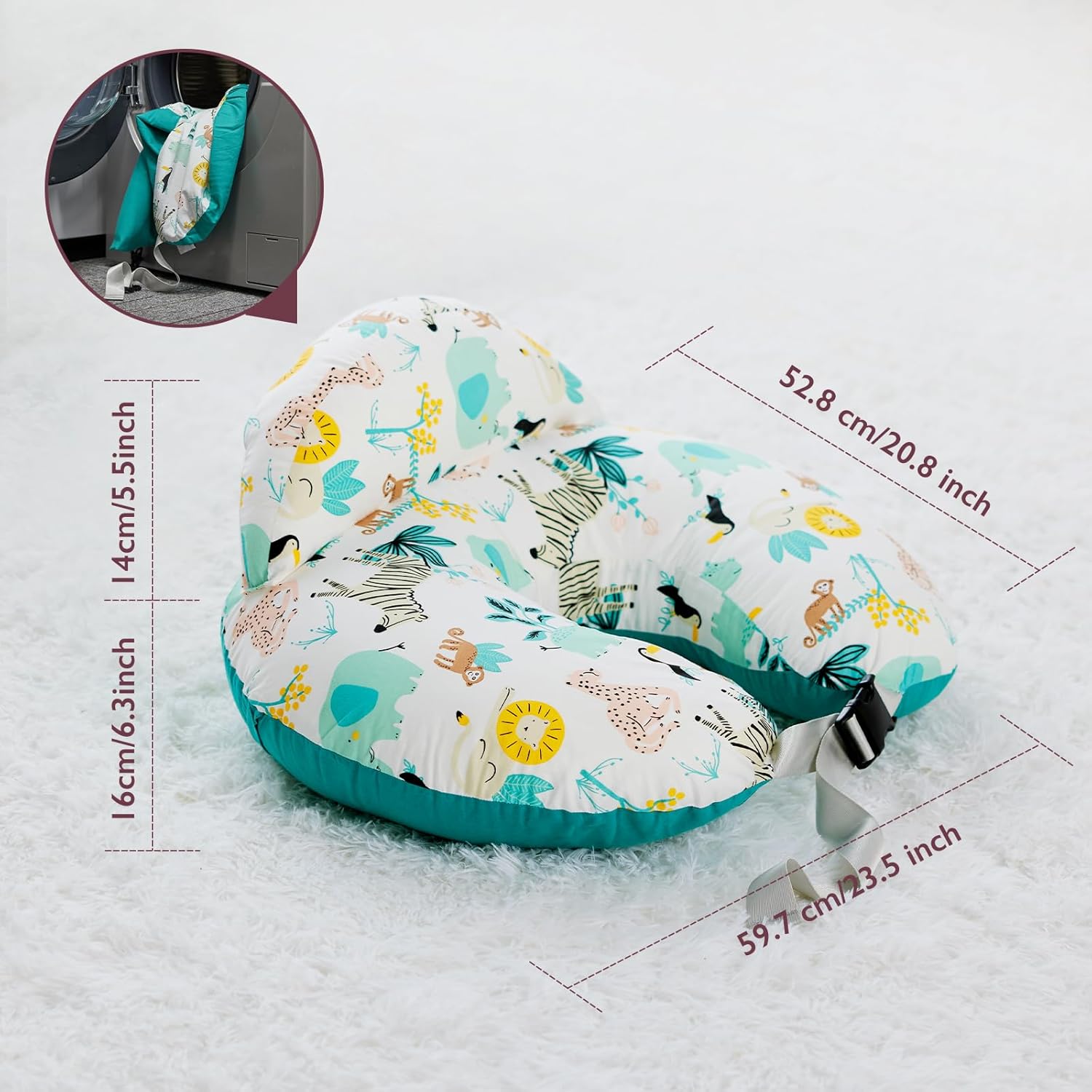 Thumbnail 1 de momcozy Nursing Pillow for Petite Mums: Secure, Compact Support for Breastfeeding