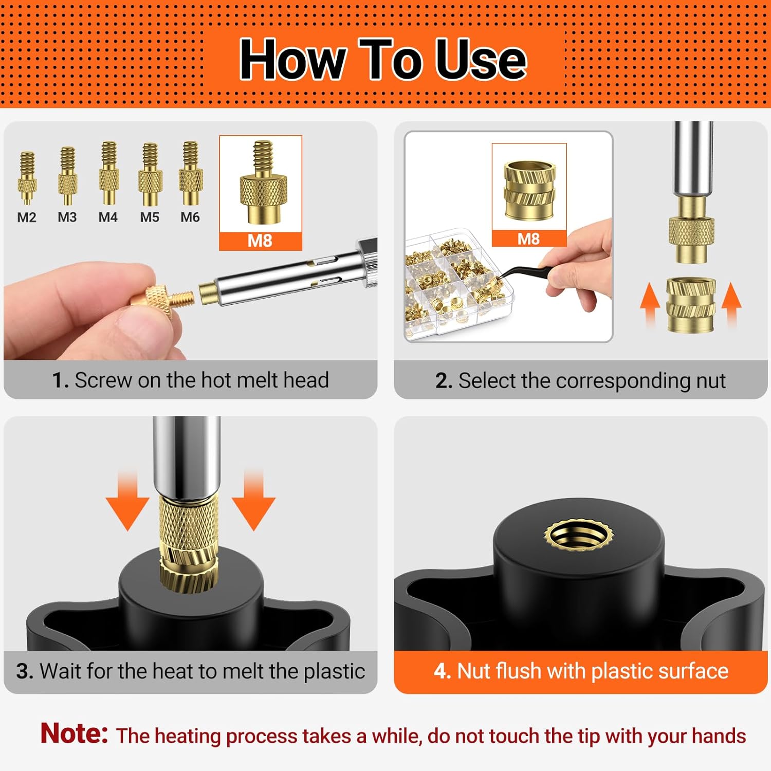 Thumbnail 5 de Preciva Gewindeeinsätze Lötspitzen Set 350tlg.