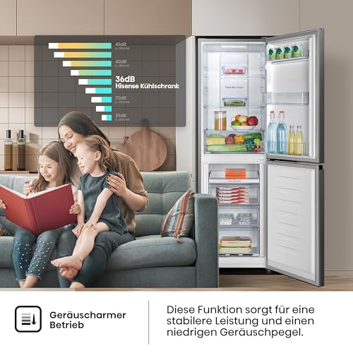 Thumbnail 7 de Hisense RB327N4ADD Kühl-Gefrier-Kombination – Total NoFrost, Wechselbarer Türanschlag, 171 L Kühlteil / 85 L Gefrierteil