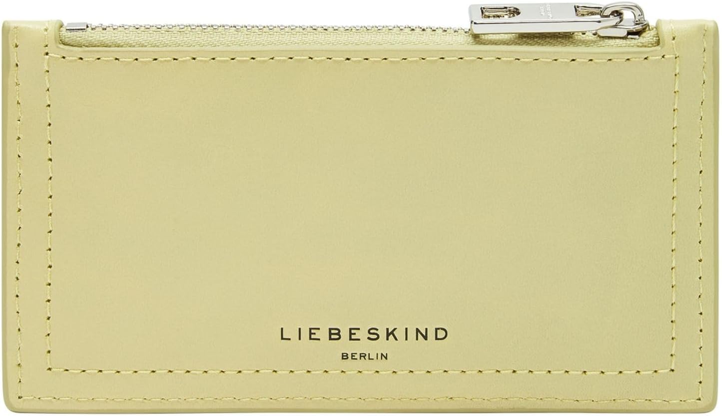Detalle de LIEBESKIND Chudy New Wallet Purse – kompakter Kartenhalter aus genarbtem Schafsleder